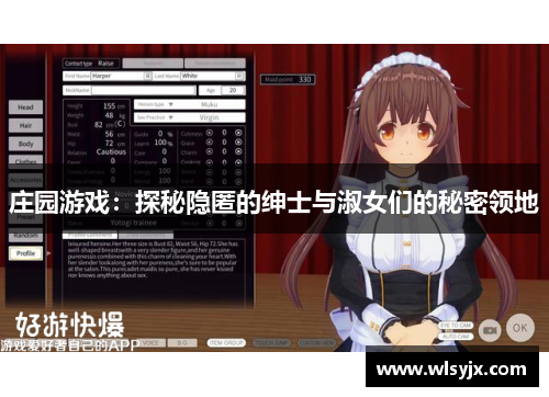 庄园游戏：探秘隐匿的绅士与淑女们的秘密领地